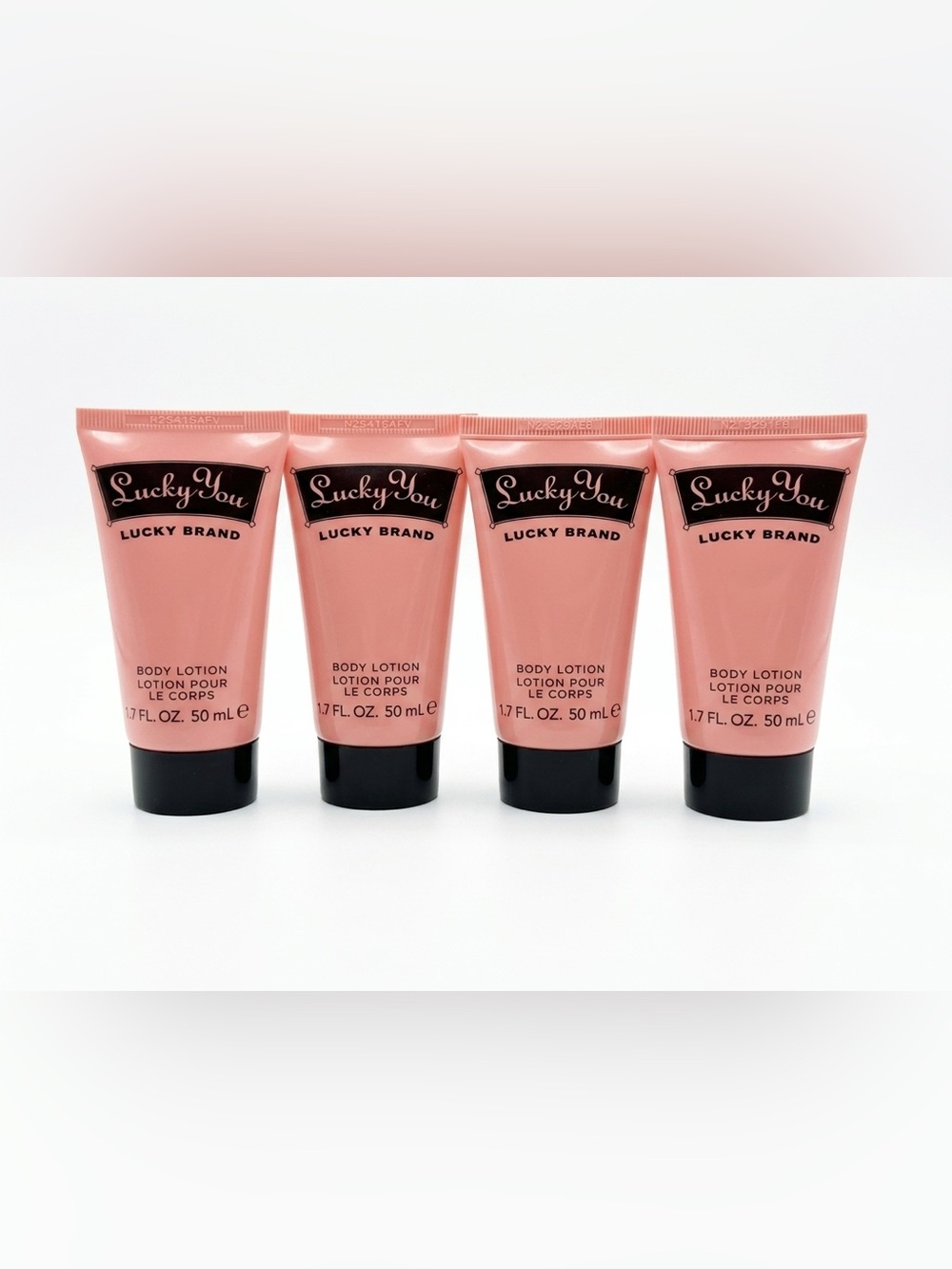 Lot of 4 Lucky Brand Lucky You Body Lotion Travel Size - 1.7 oz Each (NWT)